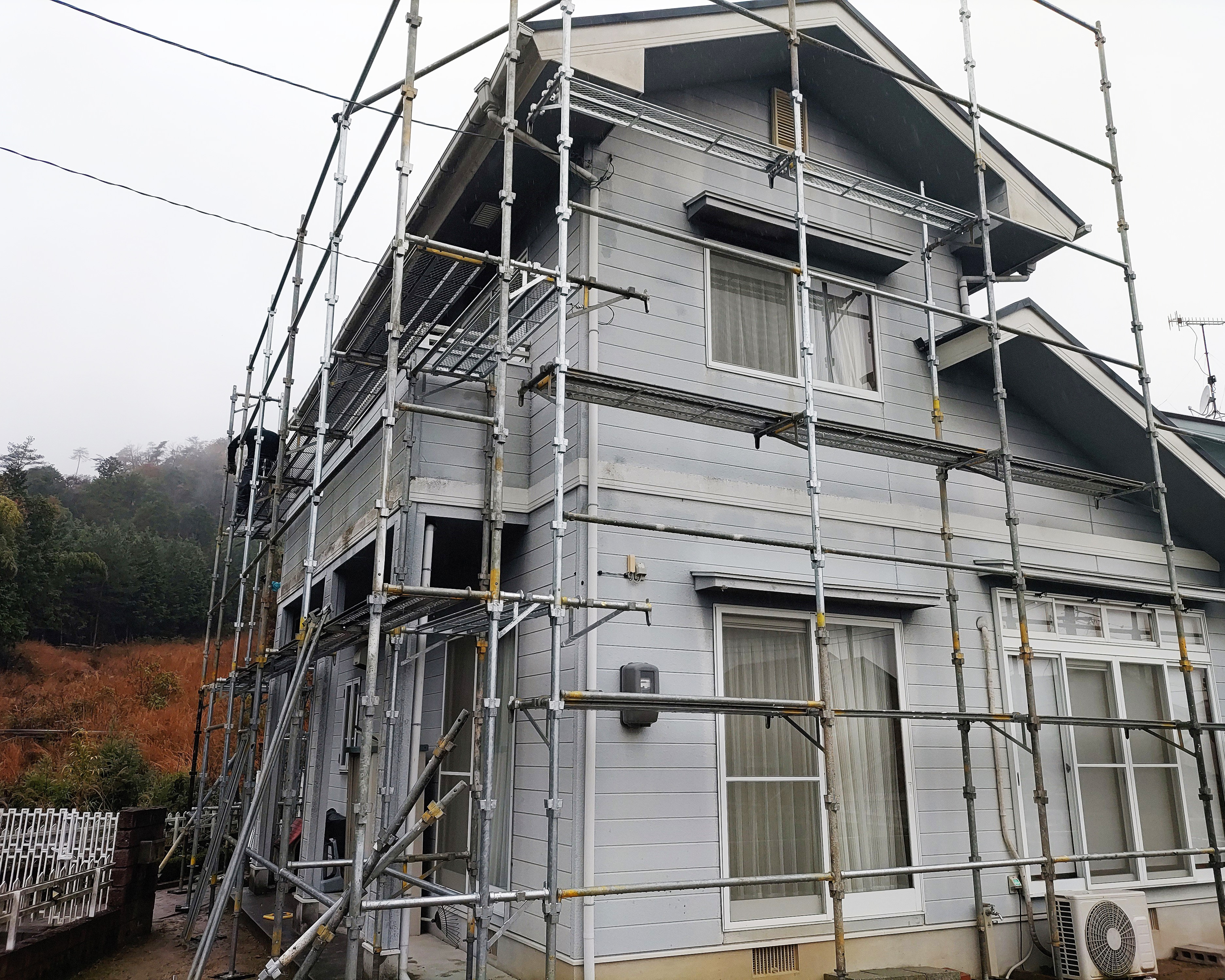 足場工事のイメージ